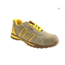 Cow Suede Leather EVA+Rubber Sole Sport Safety Shoes